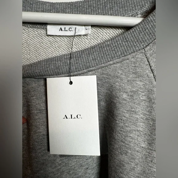 A.L.C. Heather Gray Sweatshirt - Picture 2 of 5